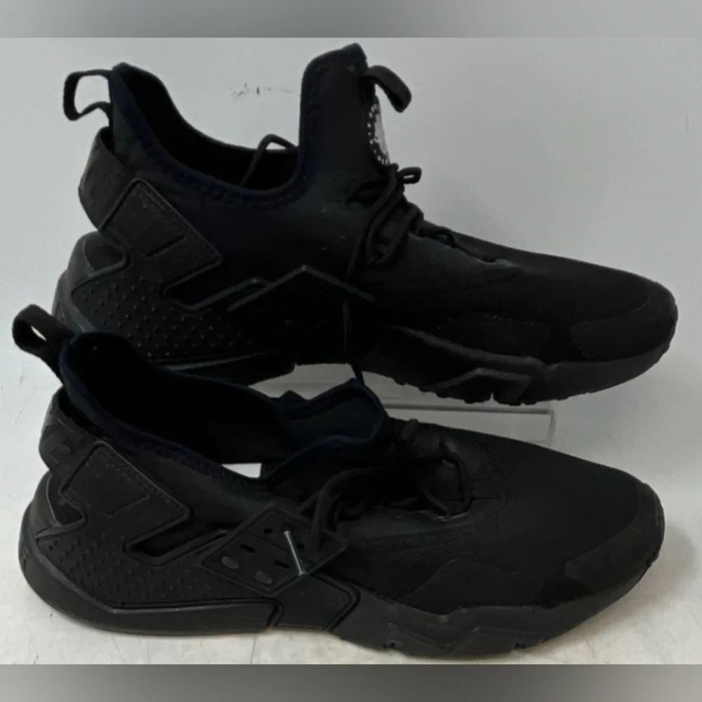 Nike Air Huarache Drift Black Lace-Up Sneakers Men's Size 10.5 MSRP $160 - Picture 7 of 10